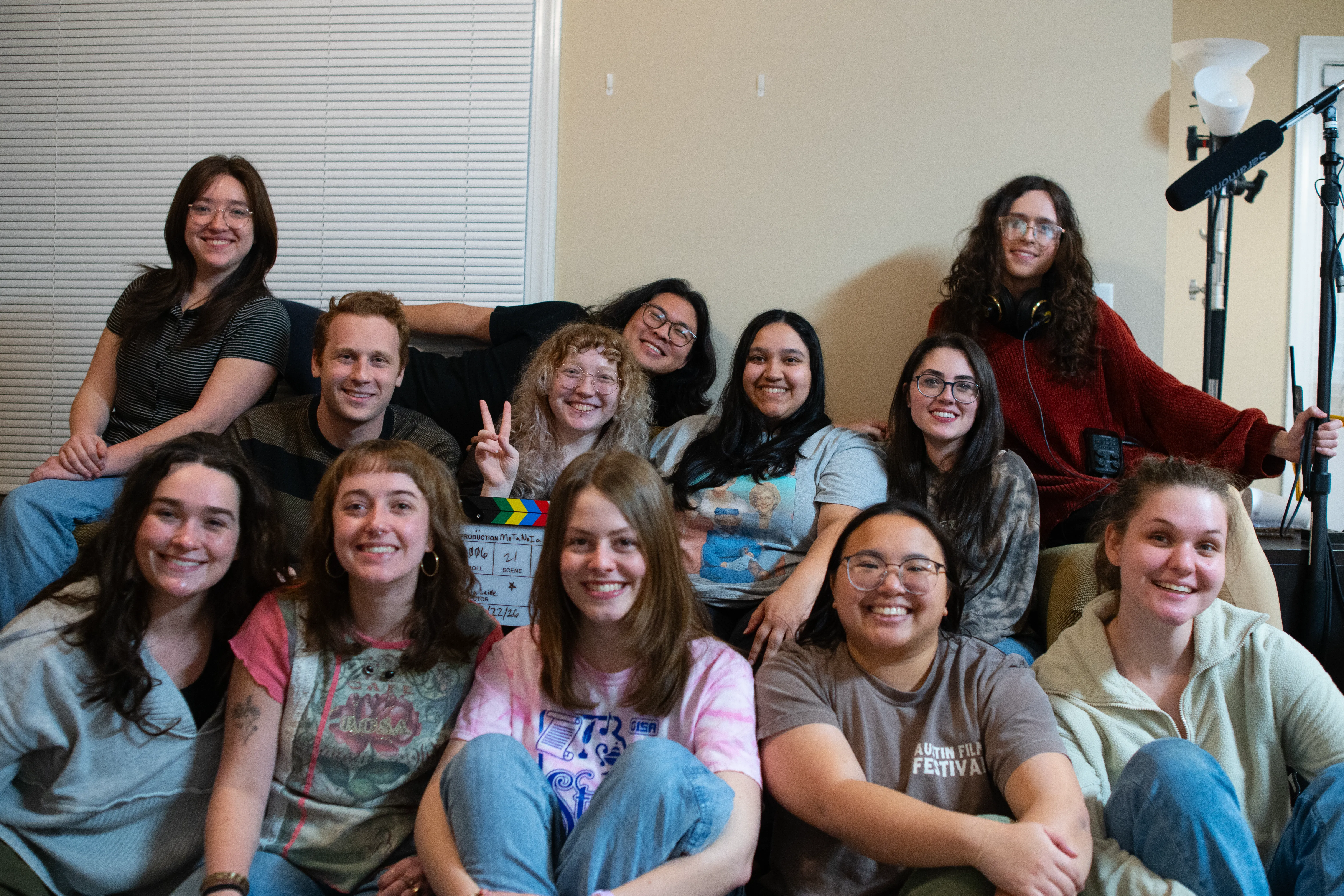 The cast and crew after wrap.